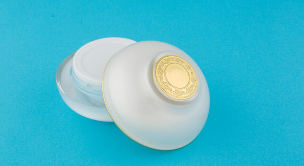 empty luxury Korean Cosmetics acrylic face plastic cosmetic packaging set cream jar container lotion bottle