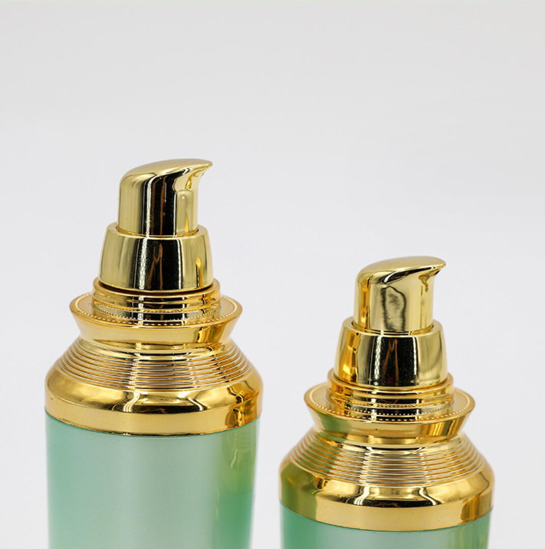 new style luxury fashion round acrylic cosmetic plastic lotion bottle 20ml 30ml acrylic cream jar 20g 50g