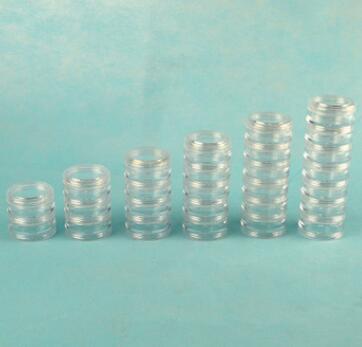 factory manufacture high quality empty plastic PS multi-layer cosmetic cream jar cosmetic package