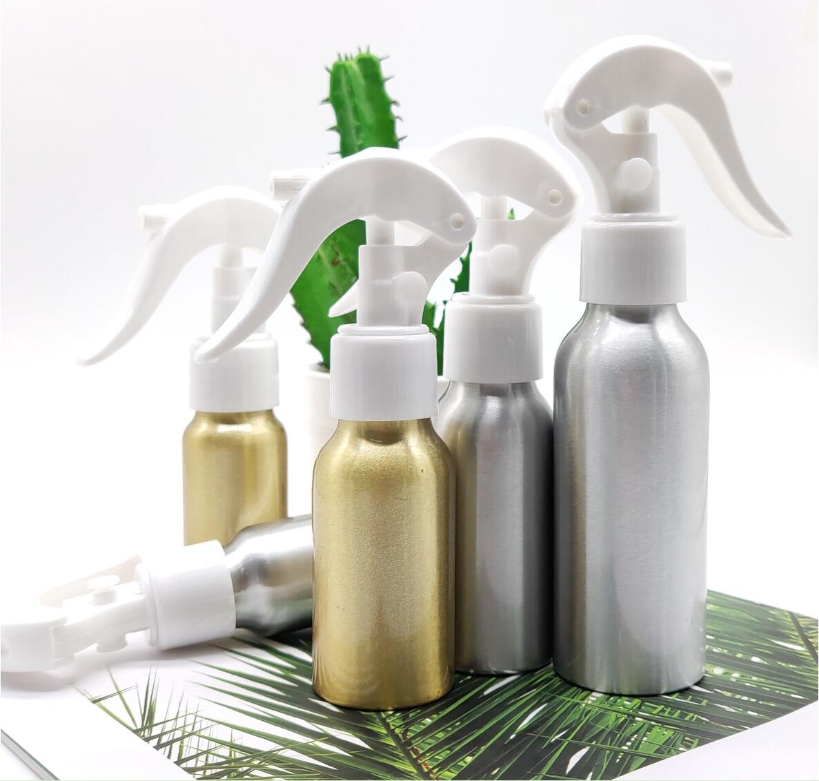 30ML-500ML Aluminum Bottle Empty Pump Sprayer Mist Spray Refillable Bottles Water Spray Bottle