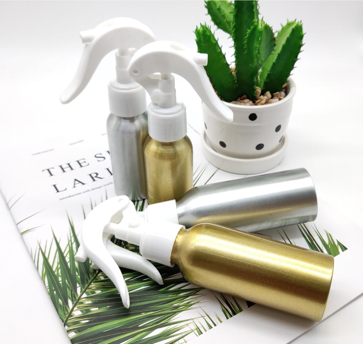 30ML-500ML Aluminum Bottle Empty Pump Sprayer Mist Spray Refillable Bottles Water Spray Bottle