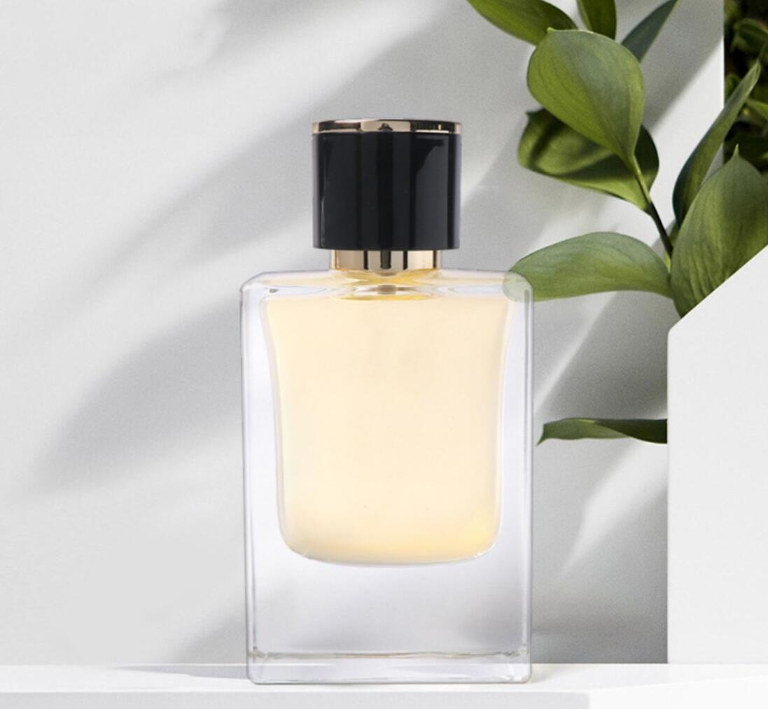 Hot selling high quality square thick bottom 75ml perfume glass bottle with pump sprayer