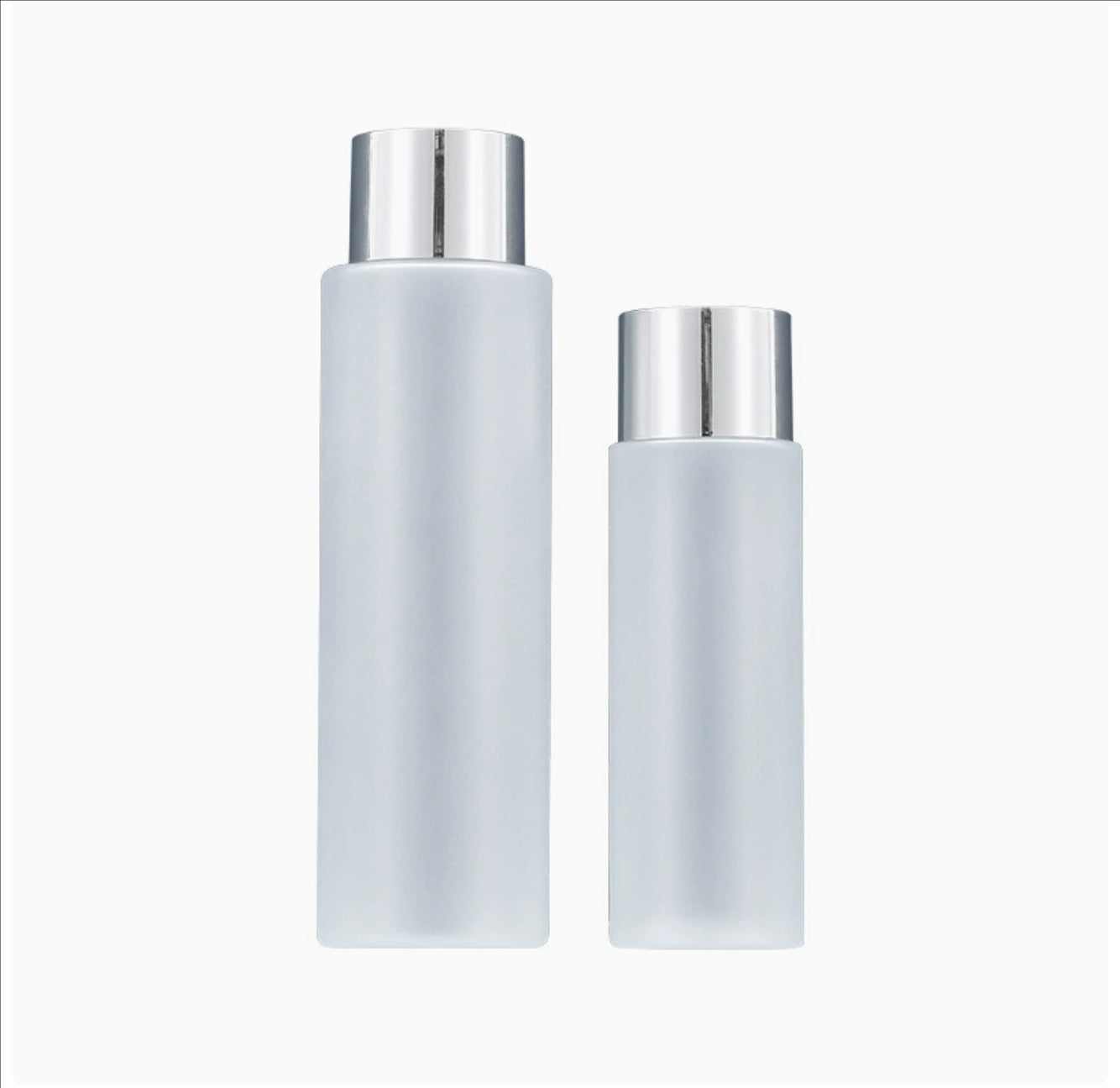 luxury empty plastic lotion bottles frosted plastic pet bottles with screw cap skin care package