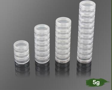 factory manufacture high quality empty plastic PS multi-layer cosmetic cream jar cosmetic package