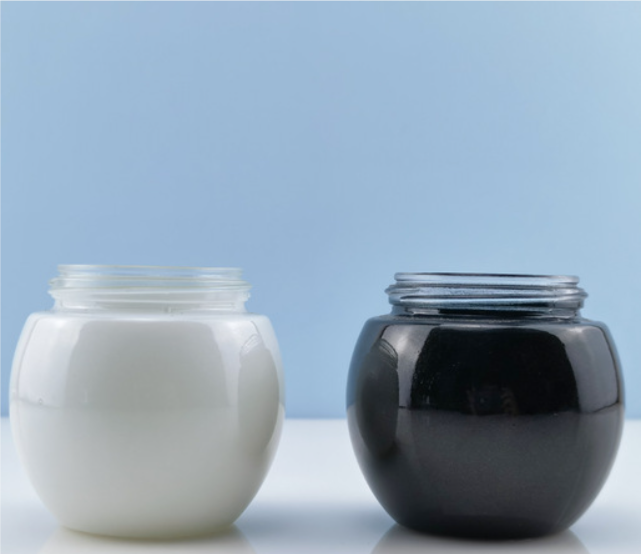 high quality empty cream jar round shape 30g 50g 120g black glass cream jar whoesale