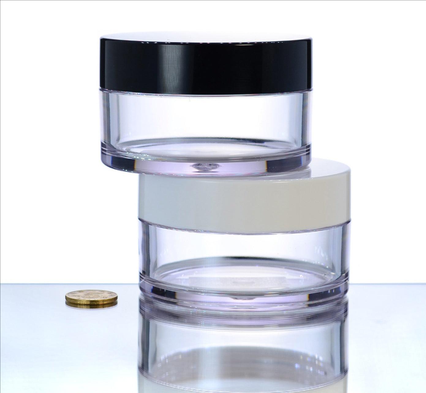 high quality empty thick wall cosmetic plastic petg cream jar 50g 100g 150g 200g 300g wholesale