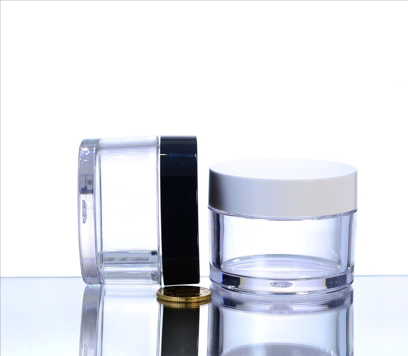 high quality empty thick wall cosmetic plastic petg cream jar 50g 100g 150g 200g 300g wholesale