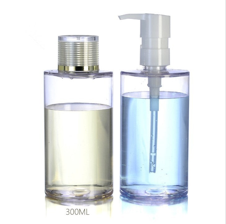 300ml 500ml high quality thick wall cosmetic plastic lotion bottles with pump wholesale