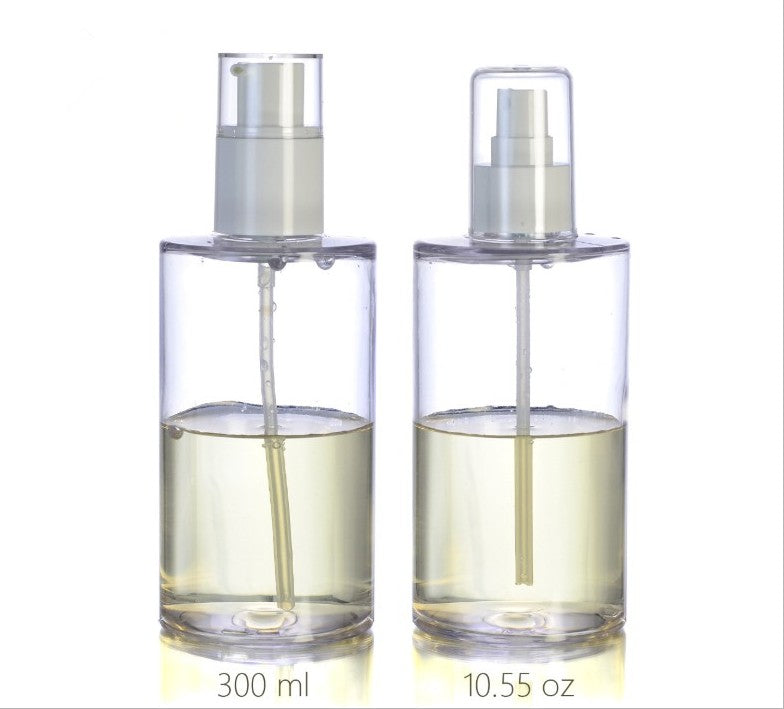 300ml 500ml high quality thick wall cosmetic plastic lotion bottles with pump wholesale