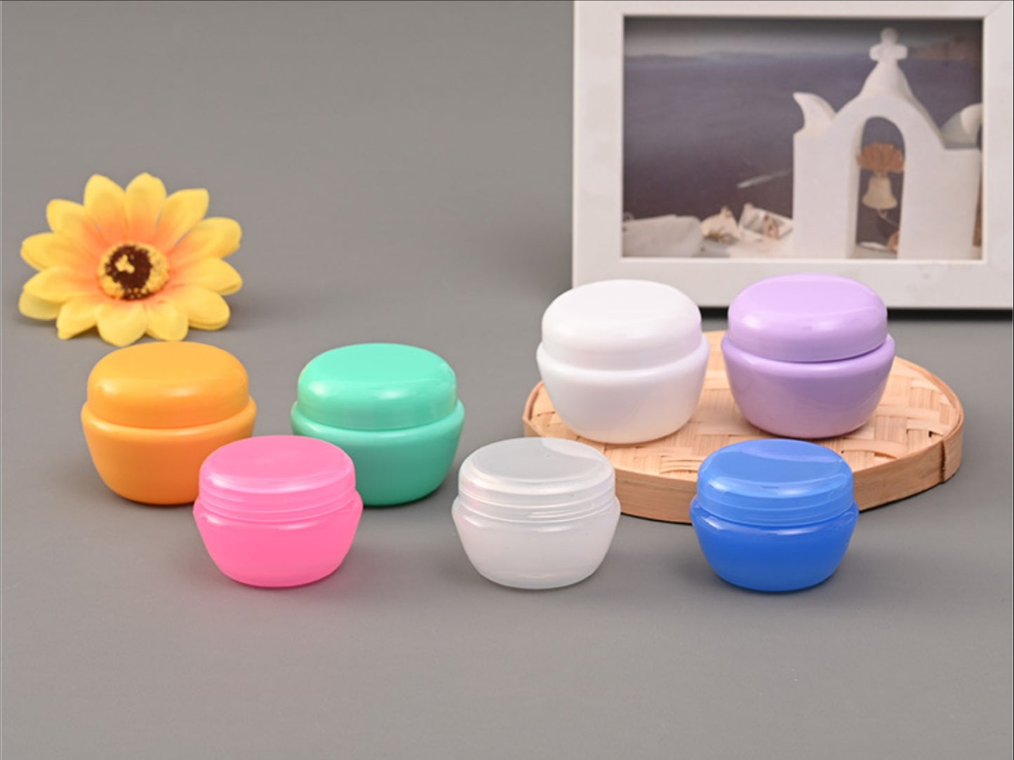 2025 luxury empty PP cosmetic package cosmetic cream jar 5g 10g 20G 30g 50g