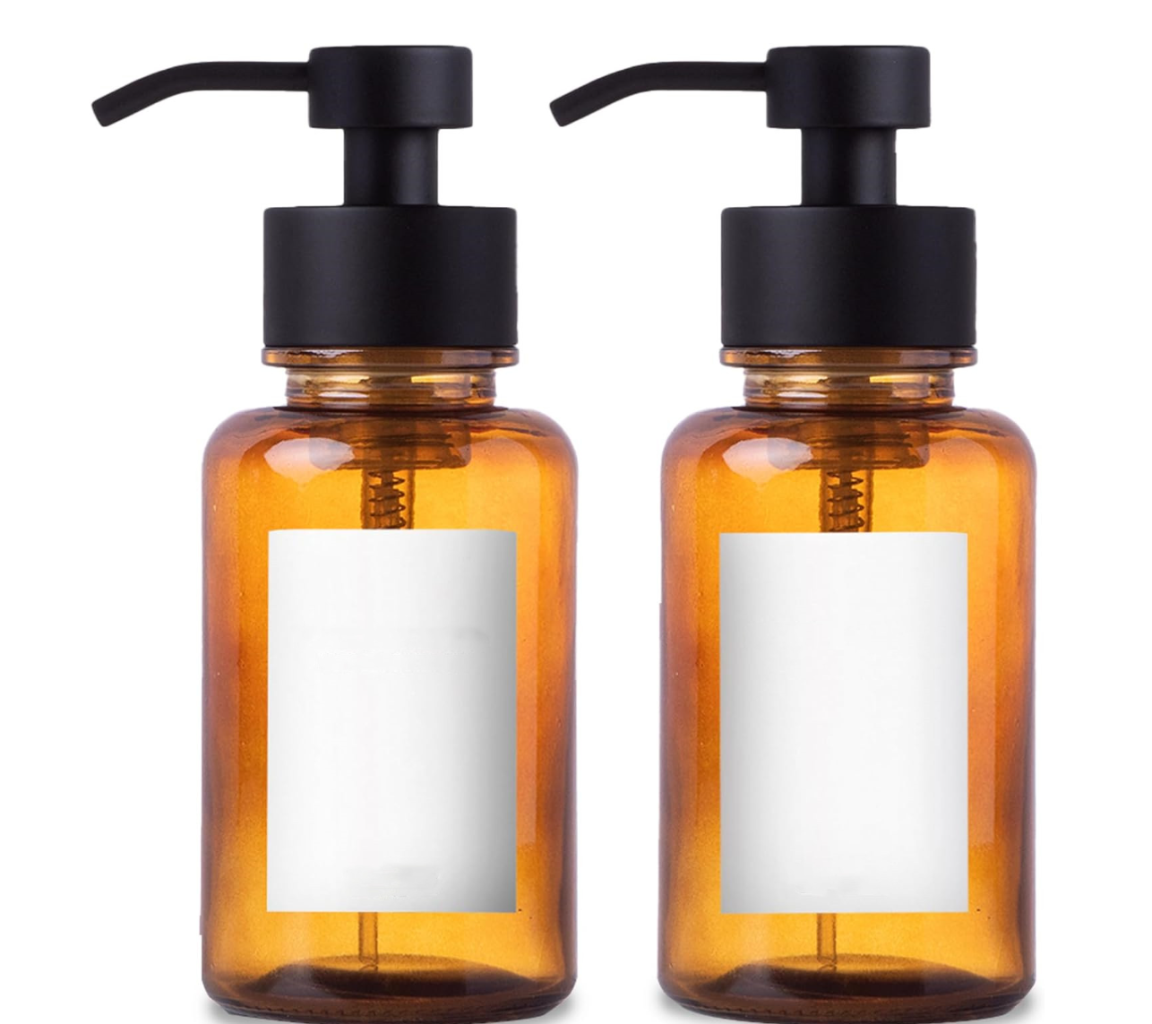 high quality empty cosmetic glass foam pump bottle  for hand liquid soap