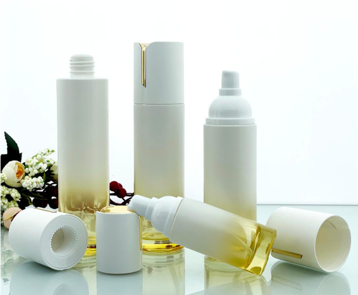 Wholesale custom Luxury  30g 50g 40ml 100ml 120ml  150ml cosmetics packaging face cream serum skin care cosmetic bottle sets