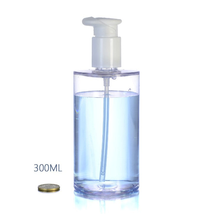 300ml 500ml high quality thick wall cosmetic plastic lotion bottles with pump wholesale