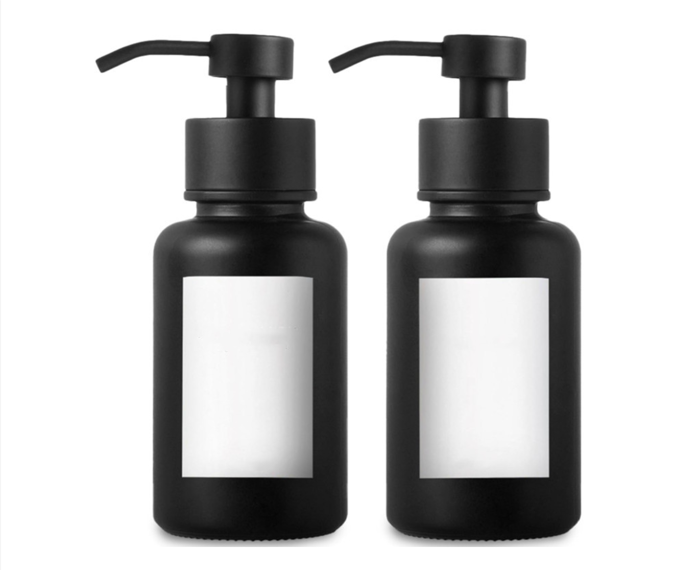 high quality empty cosmetic glass foam pump bottle  for hand liquid soap
