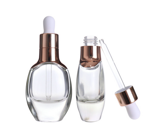 high quality new style 15ml 30ml round essential oil bottle cosmetic glass dropper bottle wholesale