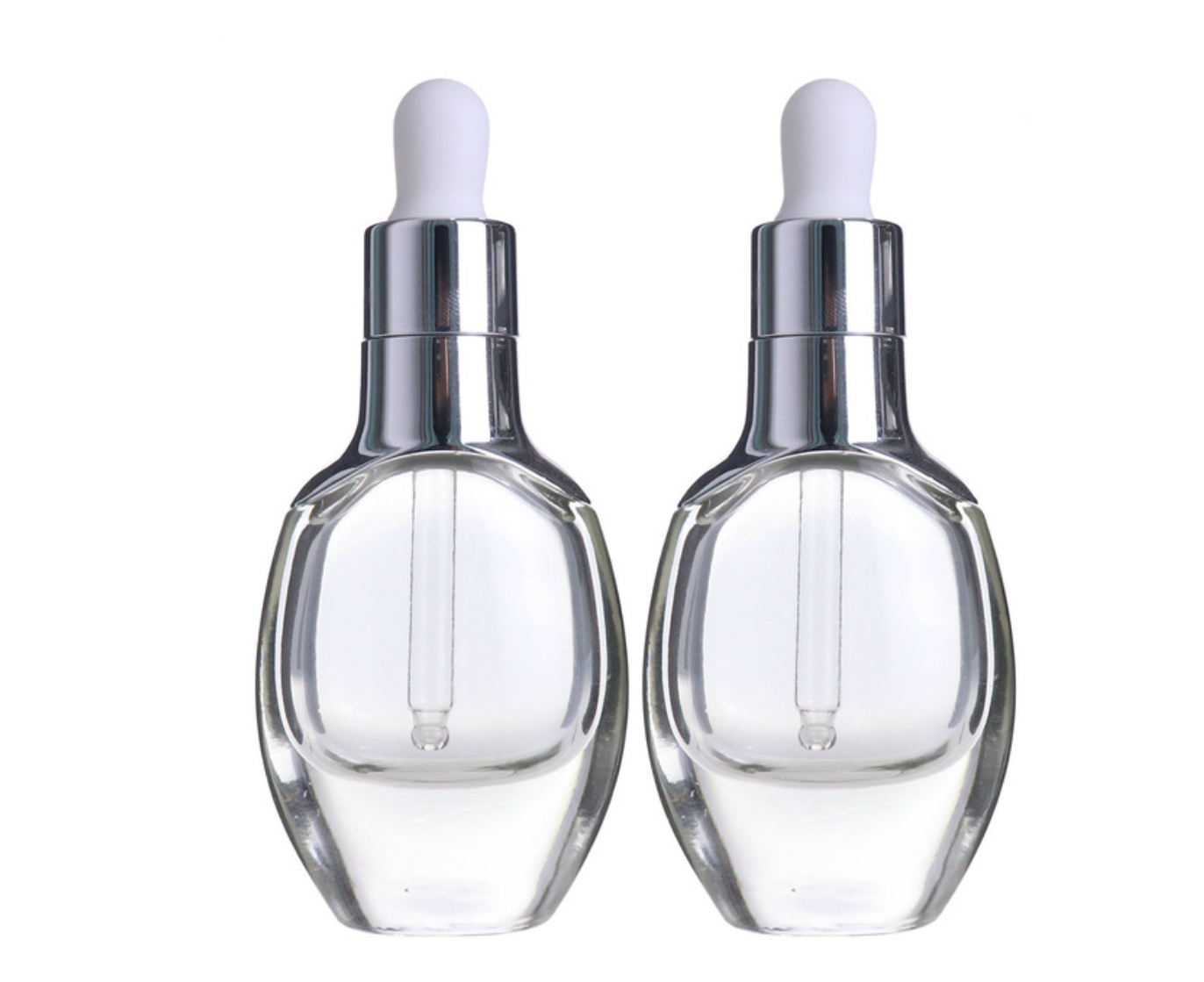 high quality new style 15ml 30ml round essential oil bottle cosmetic glass dropper bottle wholesale