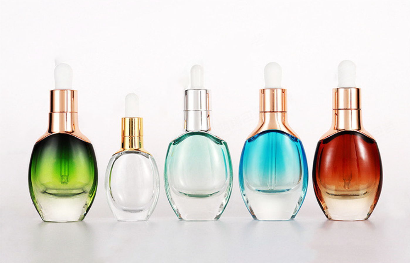 high quality new style 15ml 30ml round essential oil bottle cosmetic glass dropper bottle wholesale