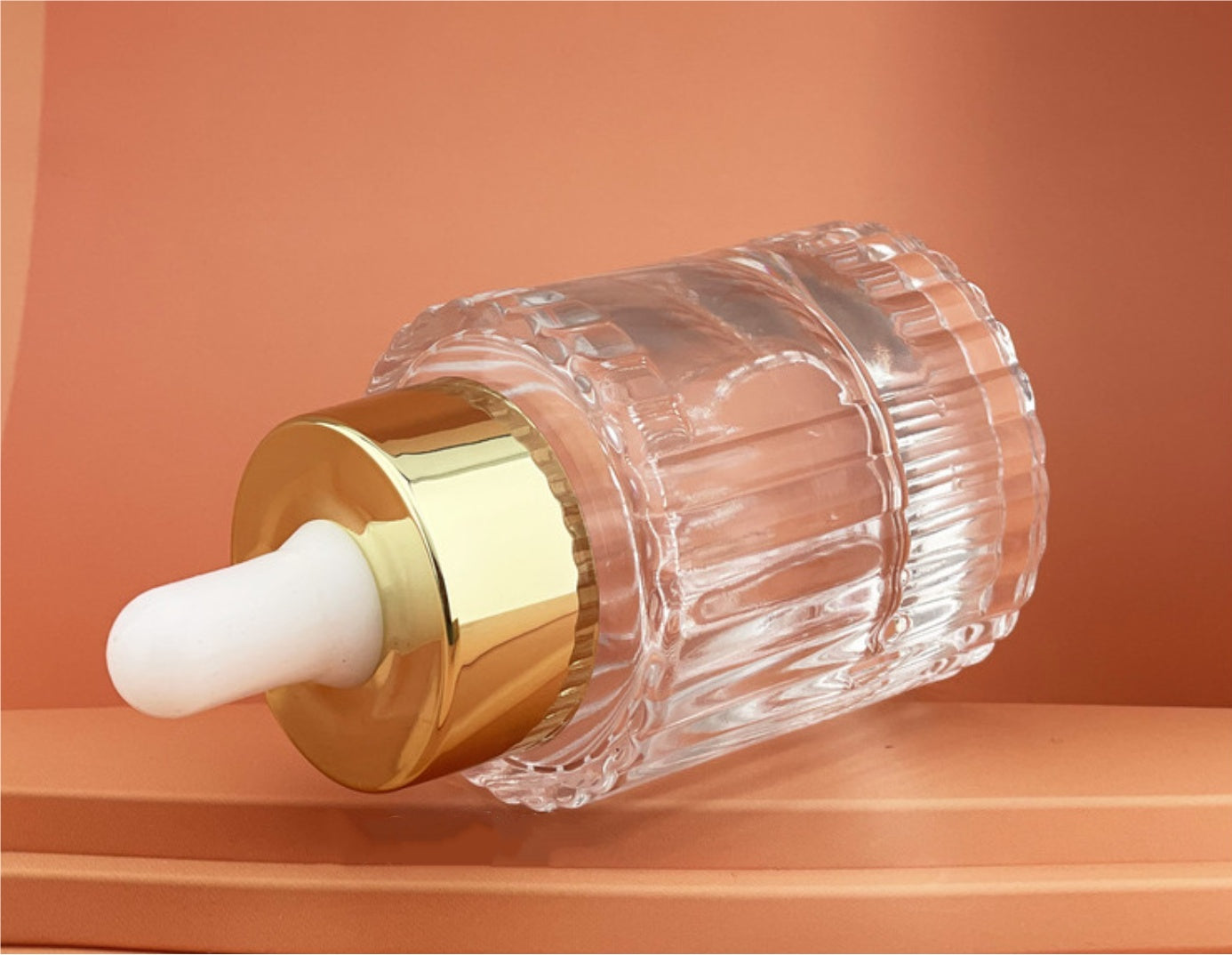 luxury thick bottom round glass dropper bottles pineapple shape essential oil bottles wholesale&nbsp;