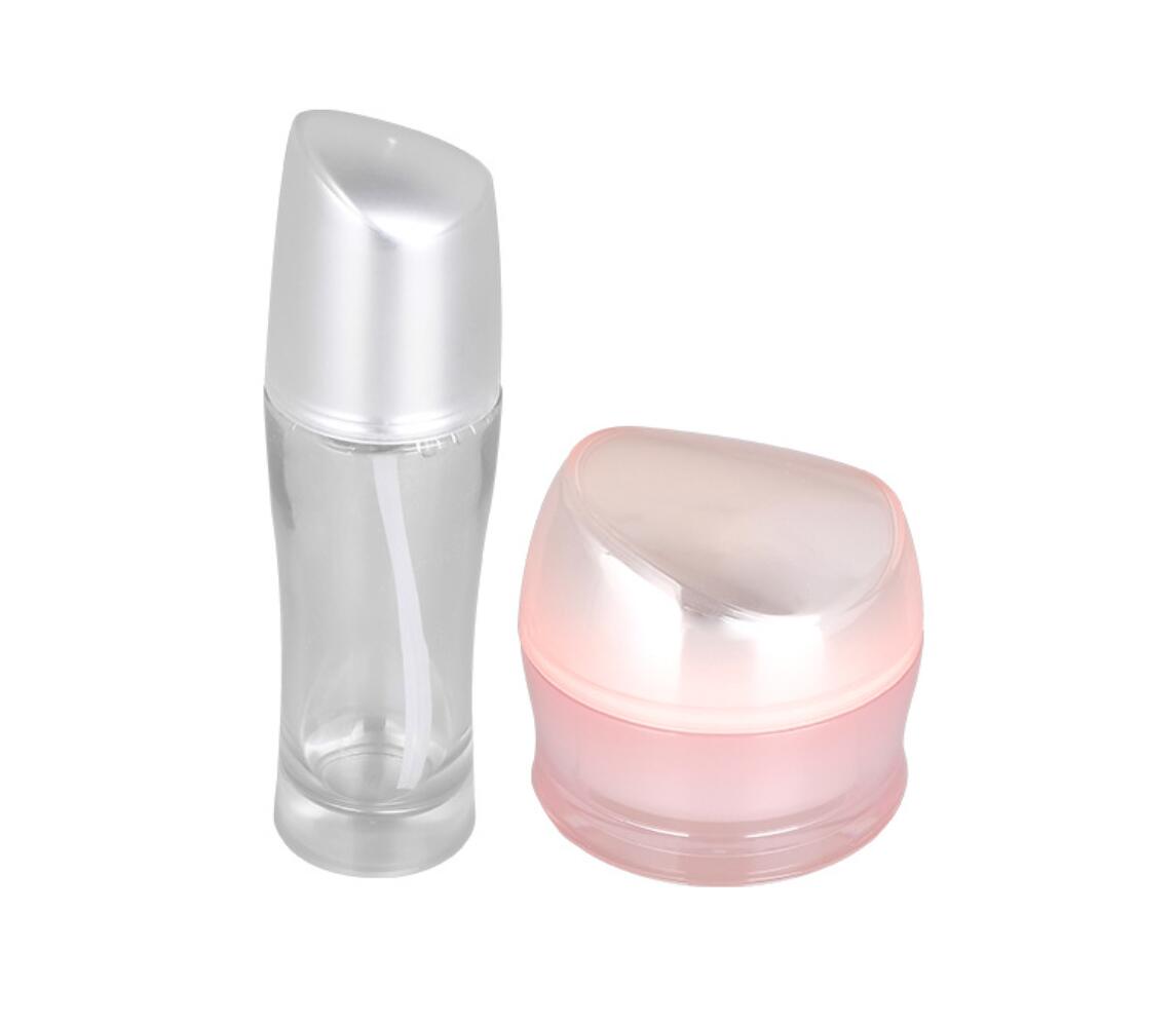 high end new style luxury acrylic cosmetic bottle 50ml 120ml plastic acrylic creamjar 50g cosmetic package