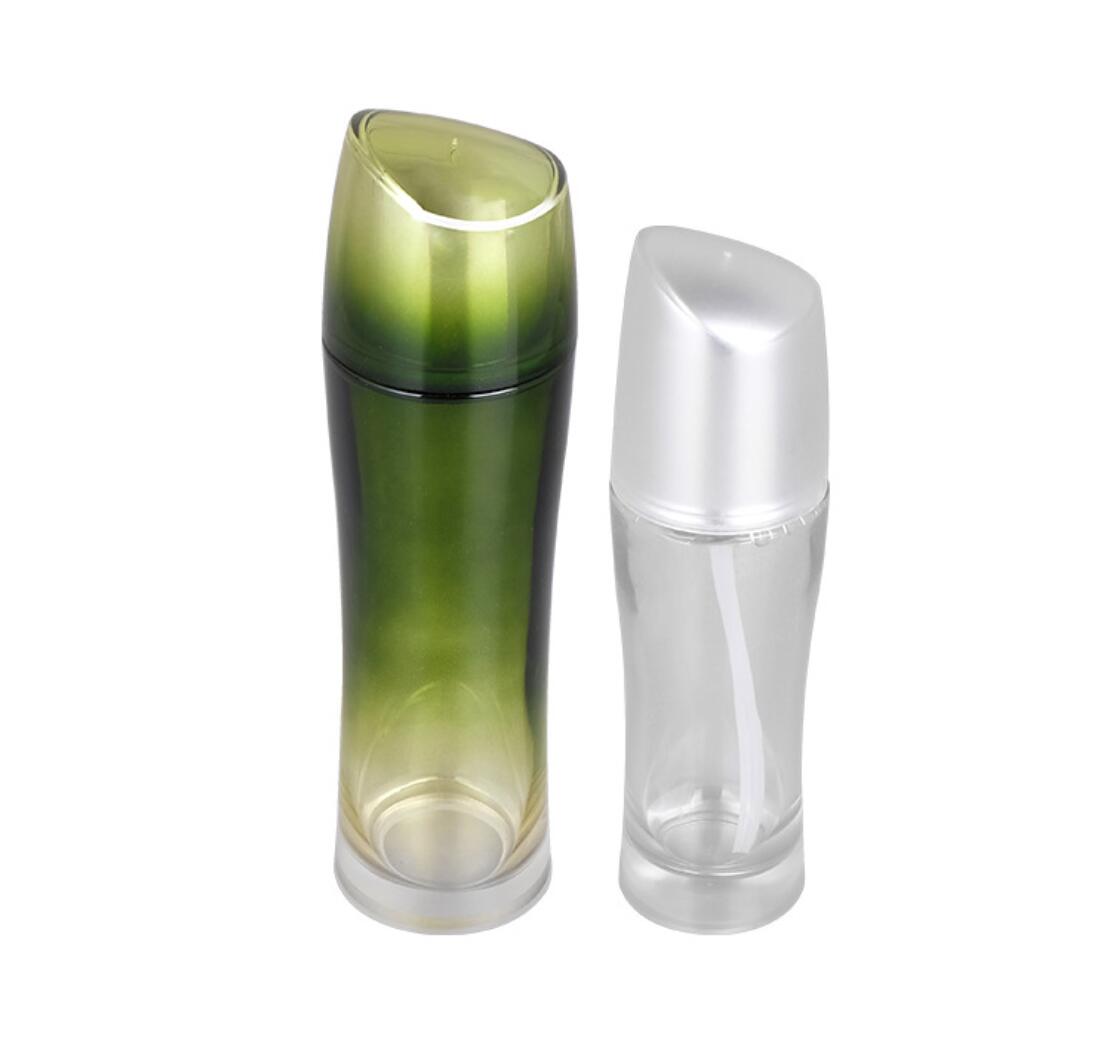 high end new style luxury acrylic cosmetic bottle 50ml 120ml plastic acrylic creamjar 50g cosmetic package