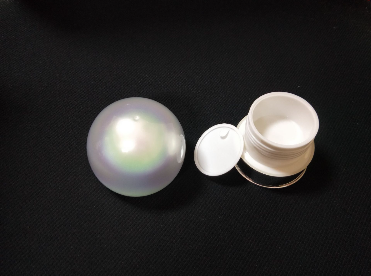 2024 new style good quality unique shape light bulb  shape jar packaging acrylic cosmetic package