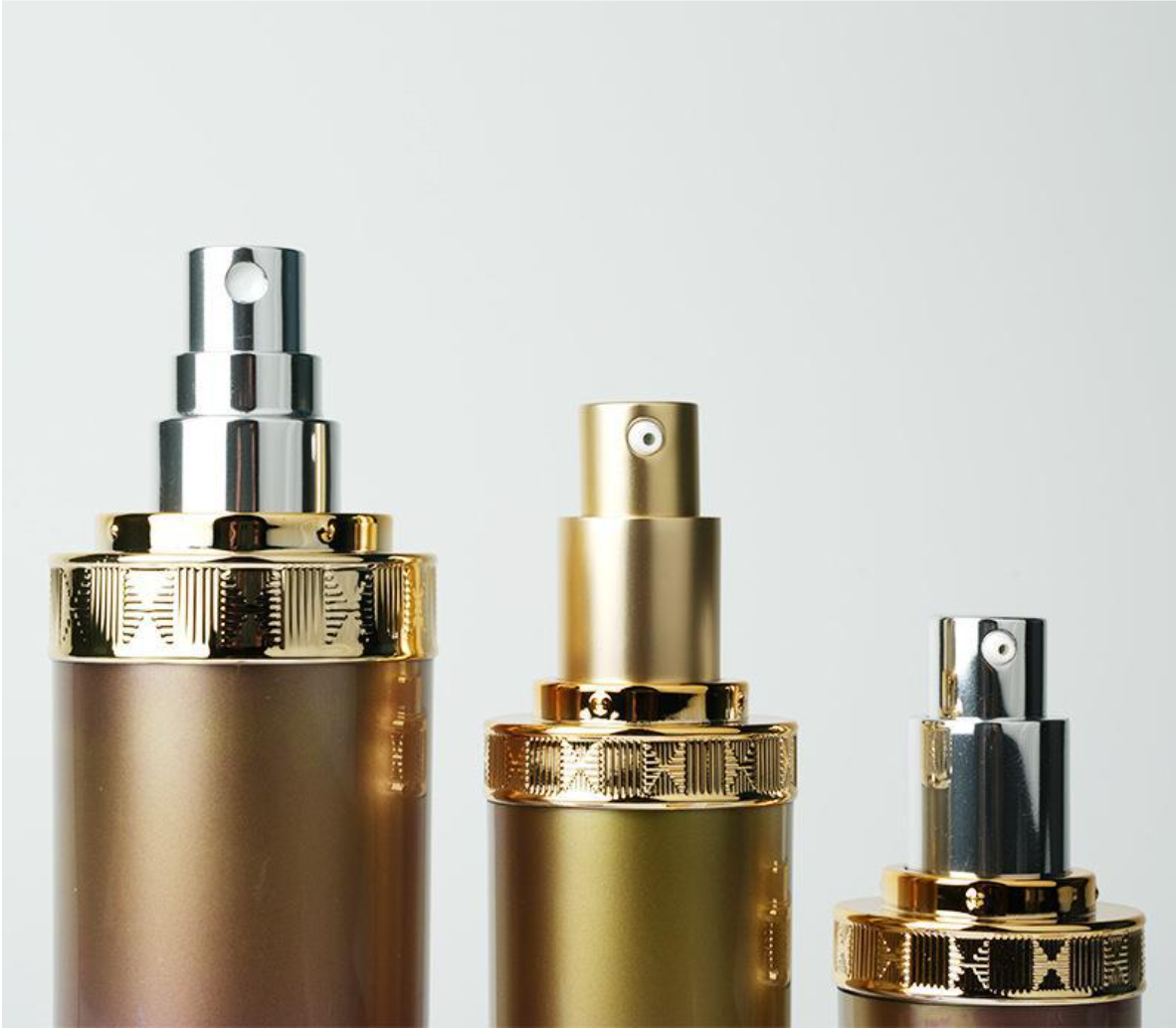 Luxury Round Classical Double Wall Cylindrical Acrylic Cosmetic bottles coloufule cream jar wholesale
