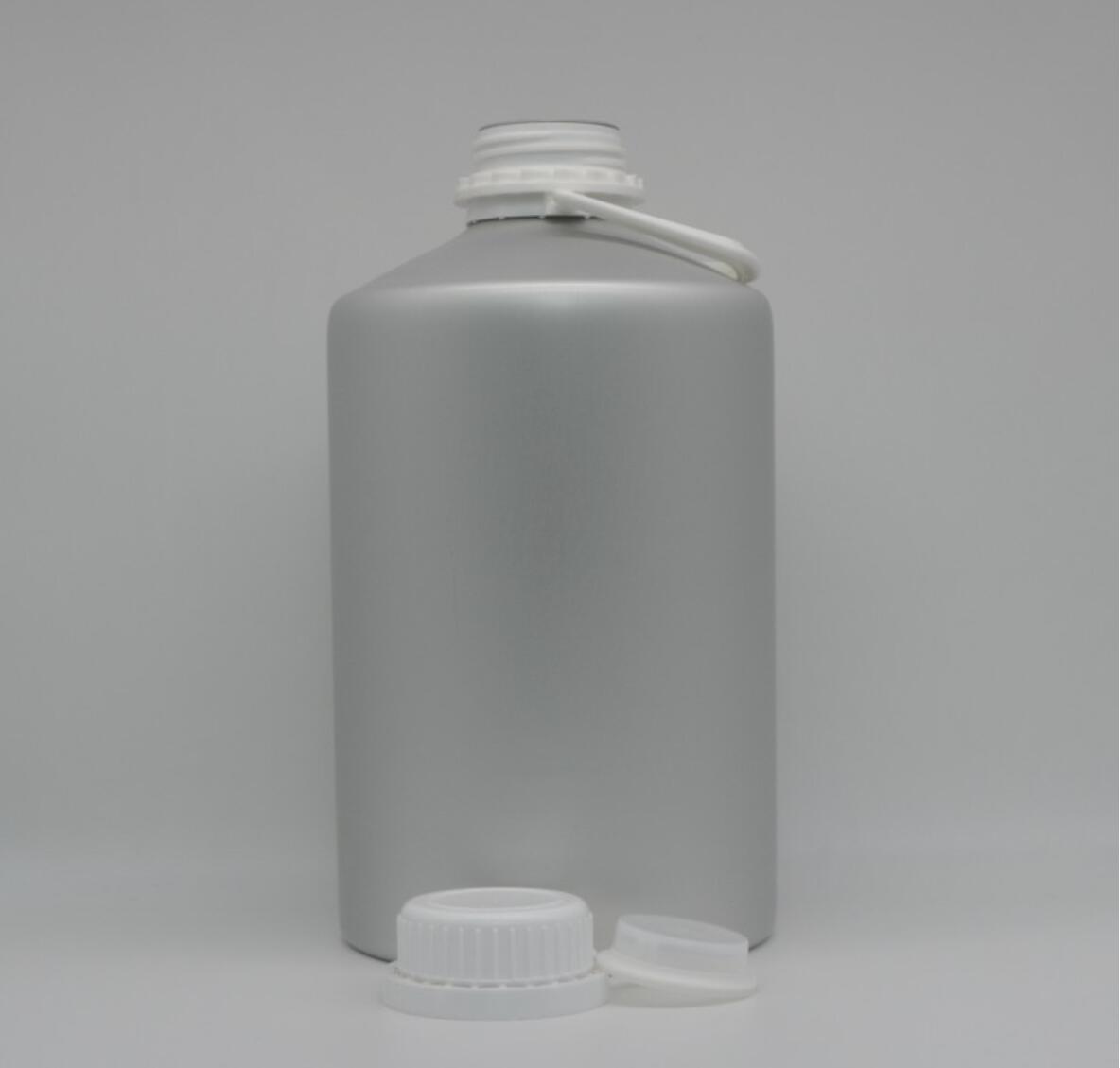 27L Anti-theft Cover Aluminum Bottle Round Silver Leak-proof Aluminum barrel Sectional Essential Oil Bottle