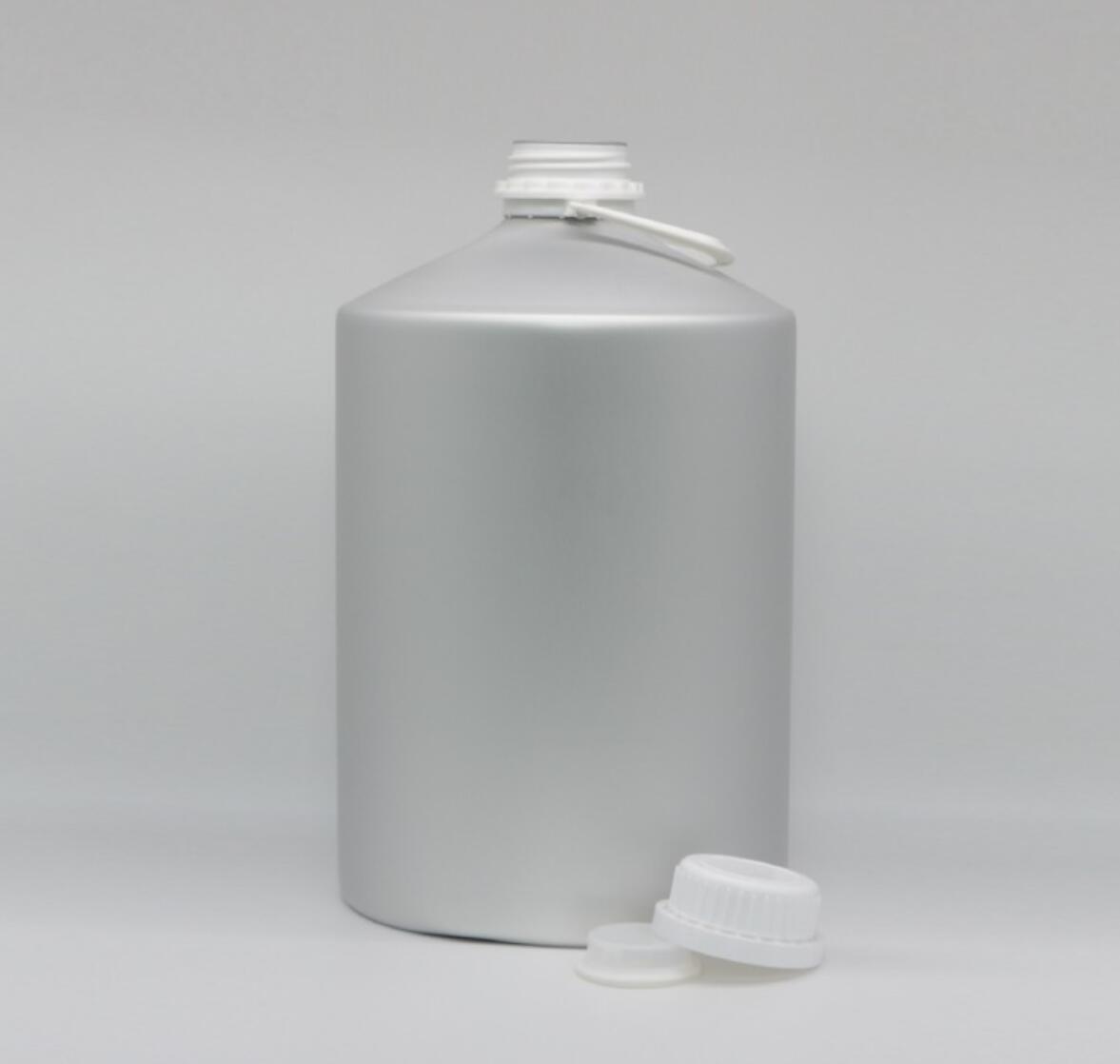 27L Anti-theft Cover Aluminum Bottle Round Silver Leak-proof Aluminum barrel Sectional Essential Oil Bottle
