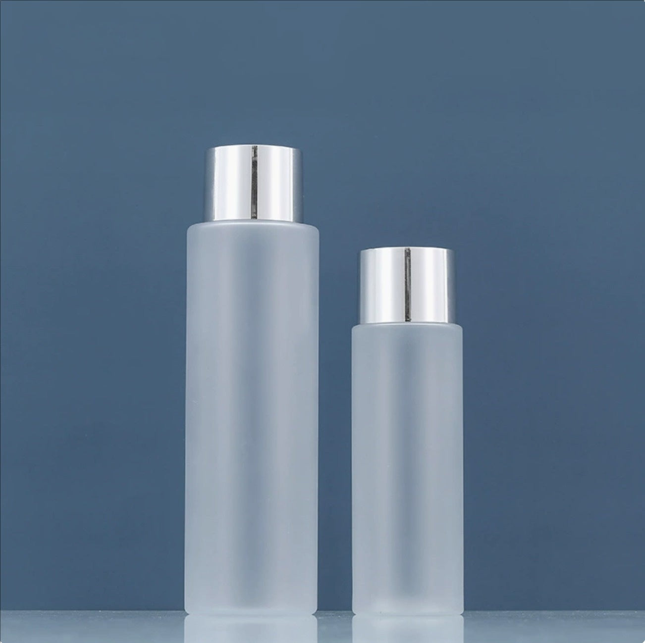 luxury empty plastic lotion bottles frosted plastic pet bottles with screw cap skin care package
