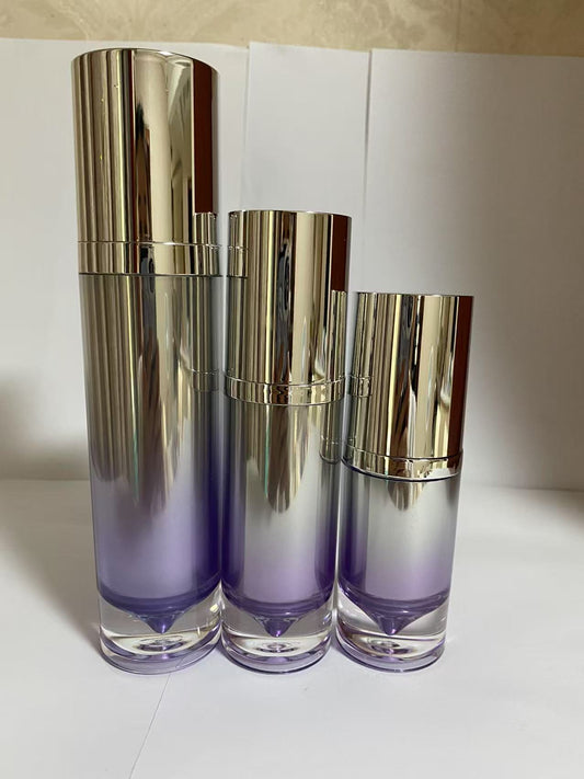 high quality round plastic acrylic cosmetic bottles cream jar cosmetic skin care package wholesale