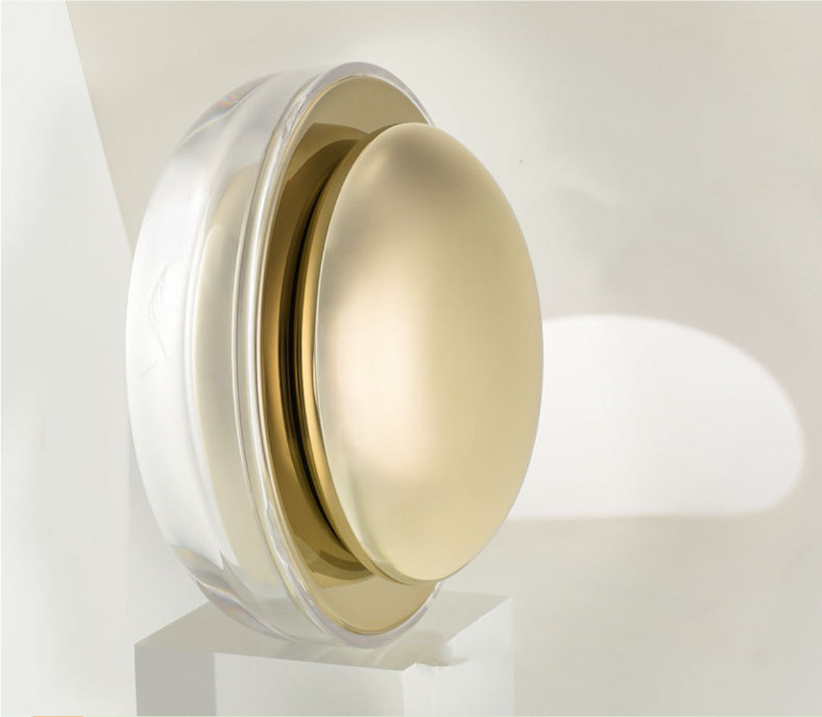 2024 new style luxury gold acrylic cream jar cosmetic jar wholesale