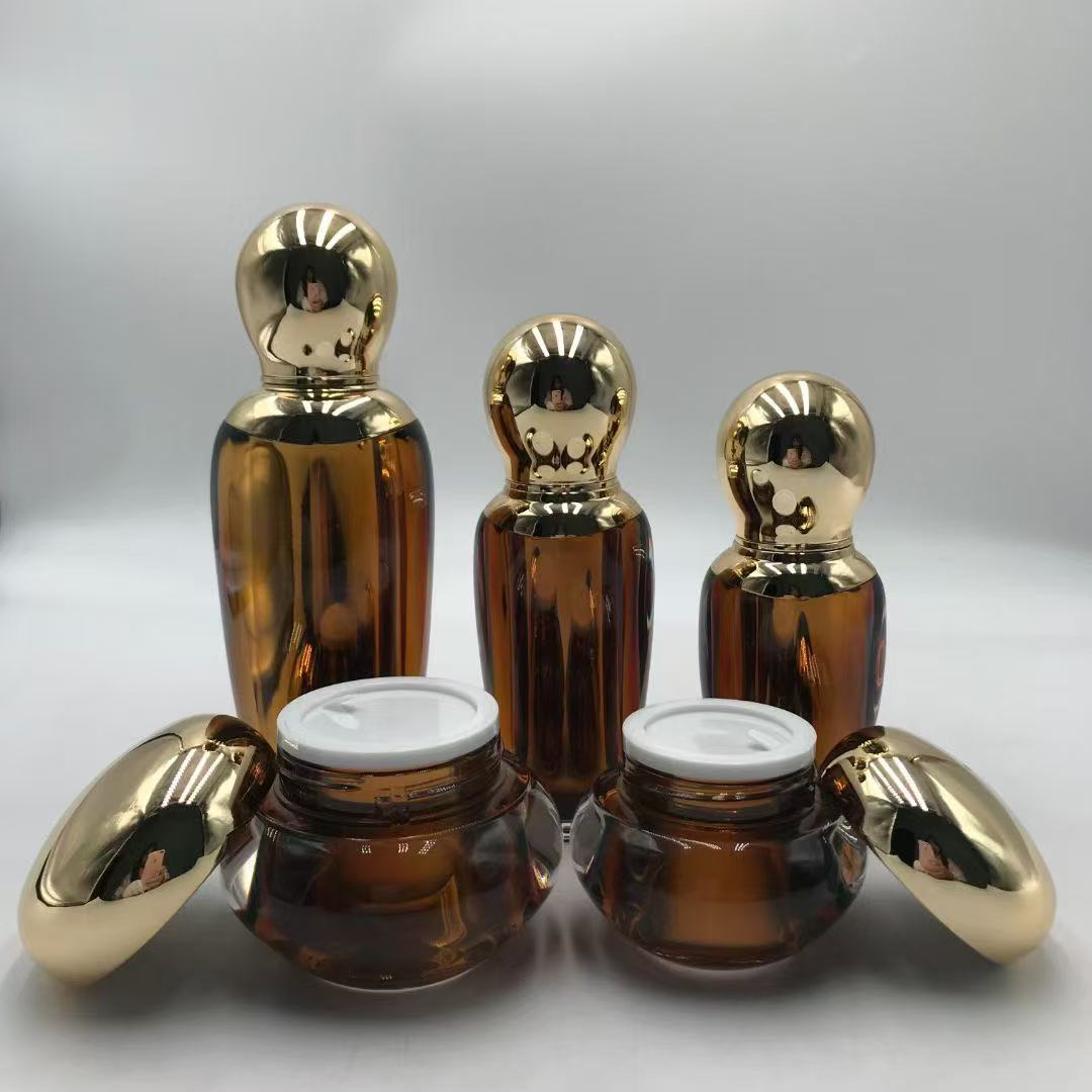 2025 high end empty round double wall plastic cosmetic acrylic bottles cream jar wholelsale