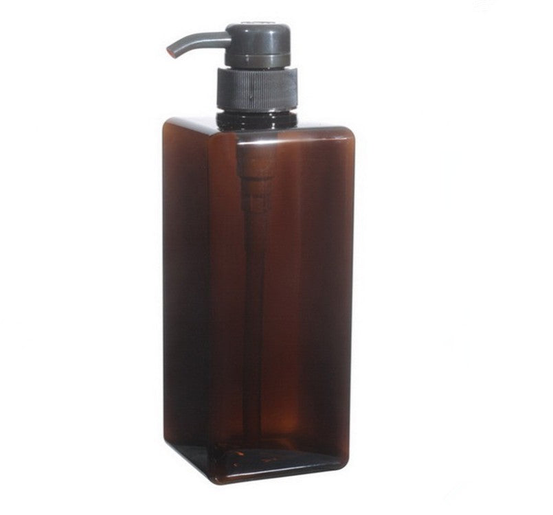 650m  luxury square plastic petg lotion bottles with pump wholesale