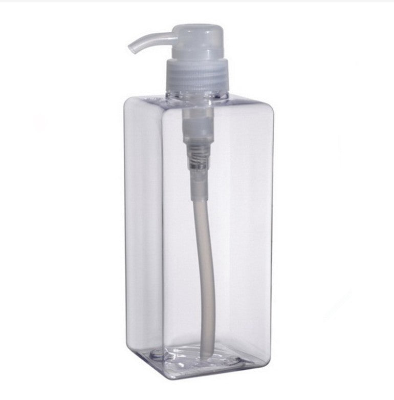650m  luxury square plastic petg lotion bottles with pump wholesale