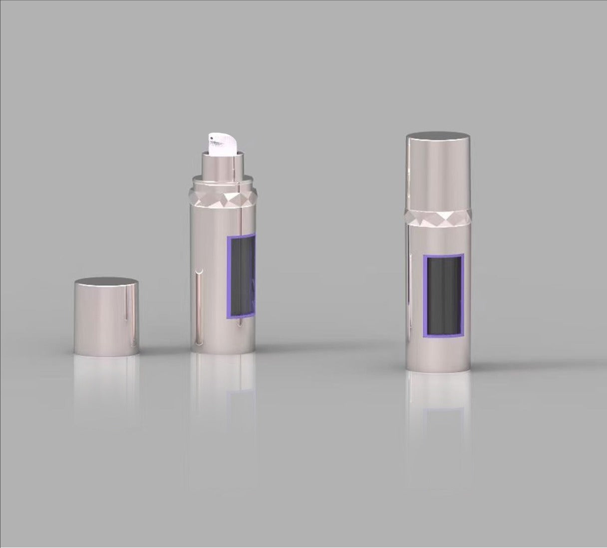 2025 new style empty double tube single head acrylic plastic eye serum bottles wholesale