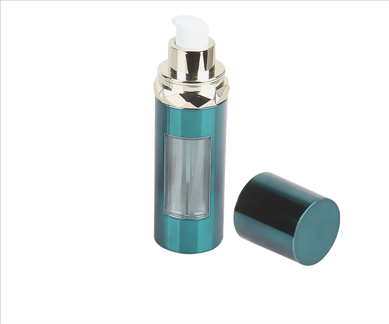 2025 new style empty double tube single head acrylic plastic eye serum bottles wholesale