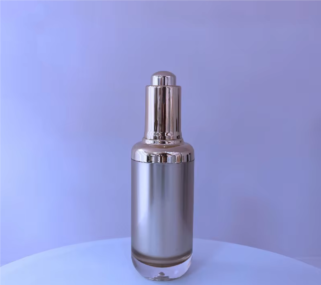 30ml 50ml luxury empty gold plastic acrylic dropper bottle wholesale