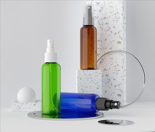 50ml 100ml 150ml 200ml 300ml 500ml round cosmetic plastic pet bottle with loiton pump