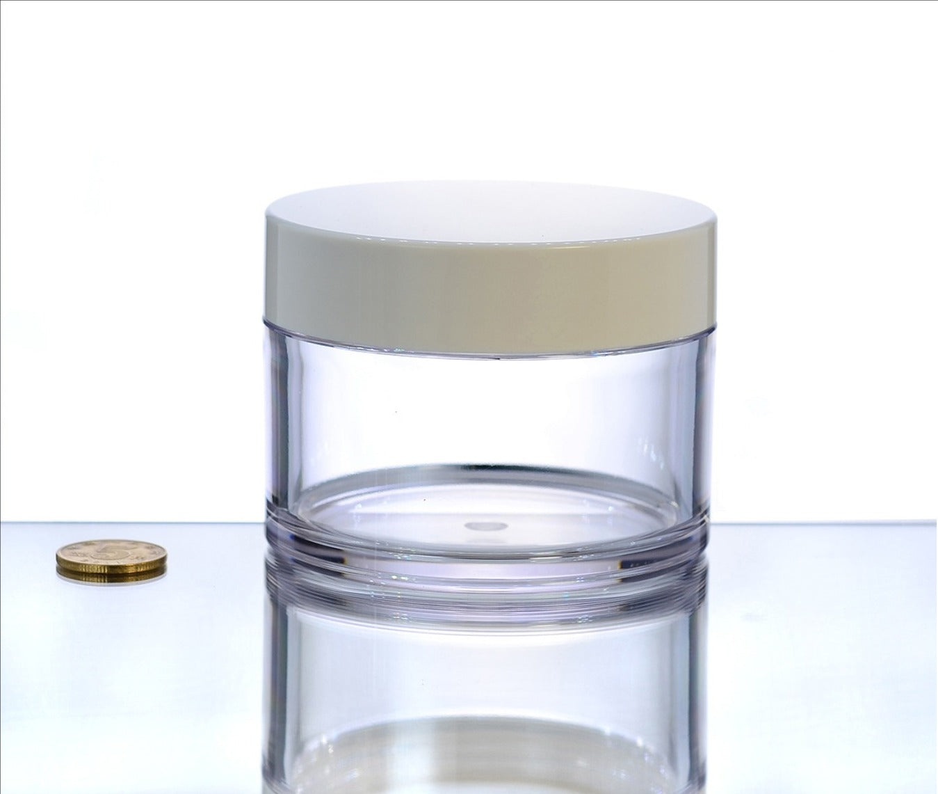 high quality empty thick wall cosmetic plastic petg cream jar 50g 100g 150g 200g 300g wholesale