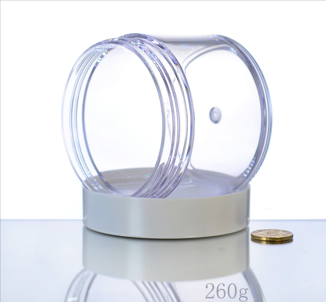 high quality empty thick wall cosmetic plastic petg cream jar 50g 100g 150g 200g 300g wholesale